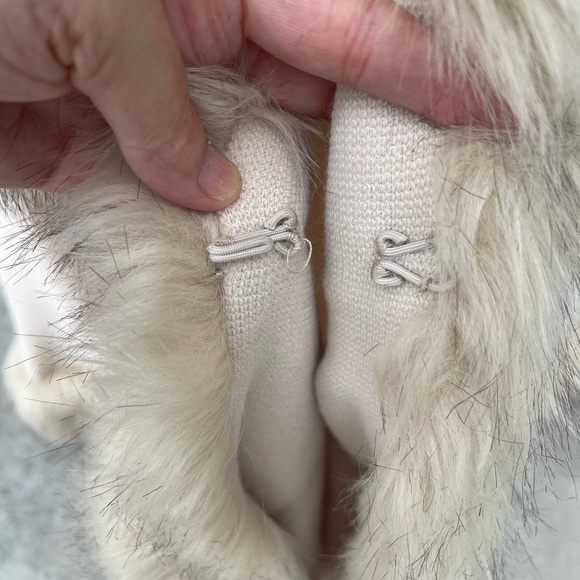 Dolce Cabo Faux Fur Cape Poncho L/XL - Picture 3 of 5